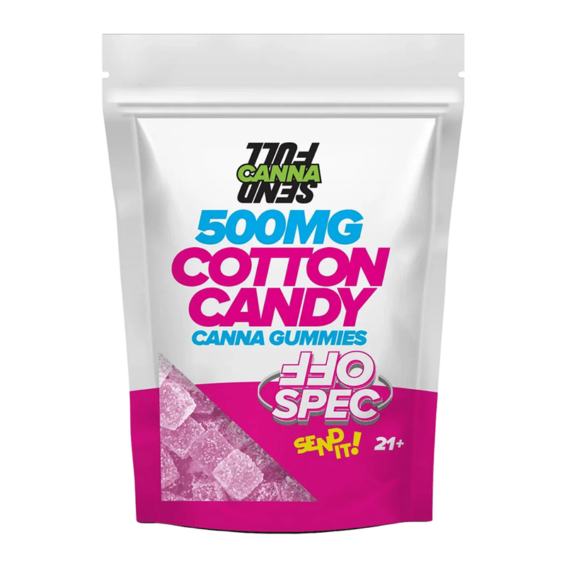 FULL SEND CANNA GUMMIES 500MG COTTON CANDY
