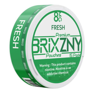 BRIXZNY NICOTINE POUCHES FRESH 8MG -PACK OF 5