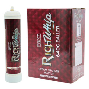 BRIXZ NYC RICH WHIP CREAM CHARGERS 640G CYLINDER WATERMELON -BOX OF 6