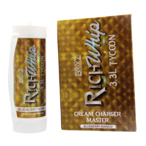 BRIXZ NYC RICH WHIP CREAM CHARGERS 3.3L TANK BLUEBERRY MANGO -BOX OF 2 TANK