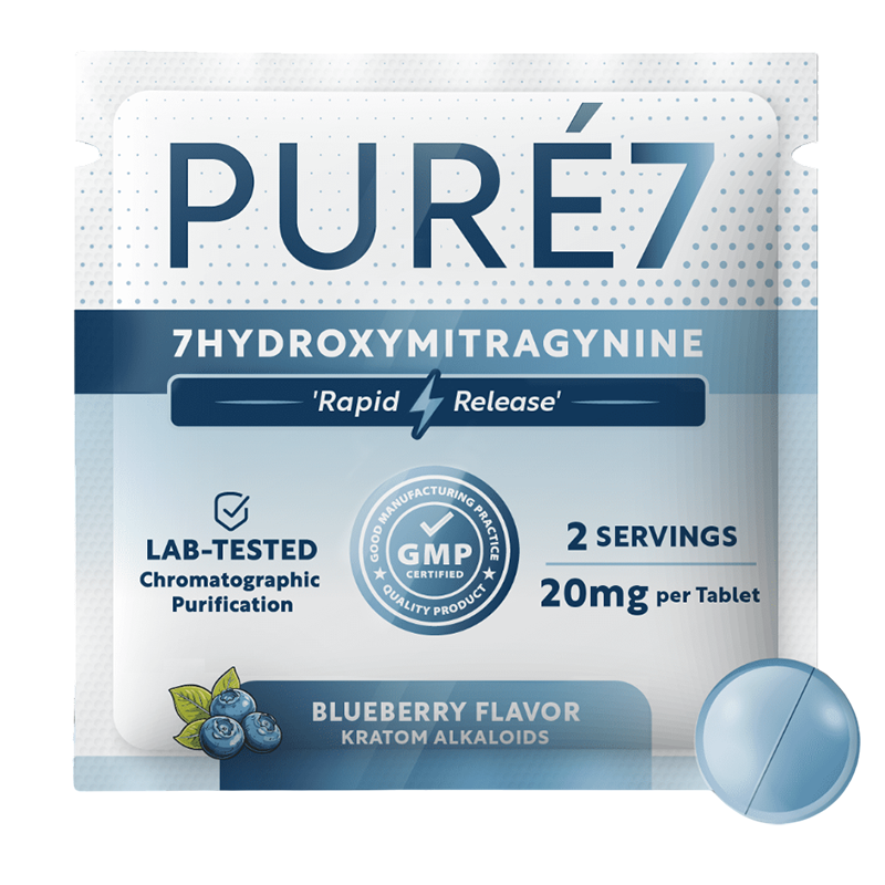 BLUEZ H7 PURE EXTRACT TABLETS 20MG BLUEBERRY 10COUNT - BOX OF 8