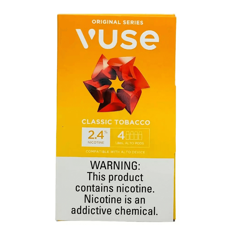 VUSE ALTO POD CLASSIC TOBACCO 2.4% 4PK - BOX OF 5