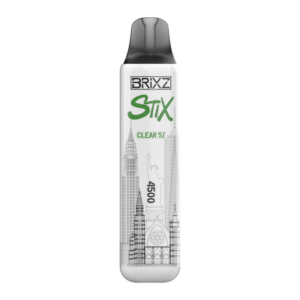BRIXZ NYC STIX DISPOSABLE 4500PF CLEAR 5% -BOX OF 10
