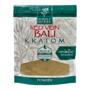 RED VEIN BALI KRATOM 3.5 OZ POWDER WHOLE HERBS