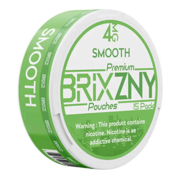 BRIXZNY NICOTINE POUCHES SMOOTH 4MG -PACK OF 5