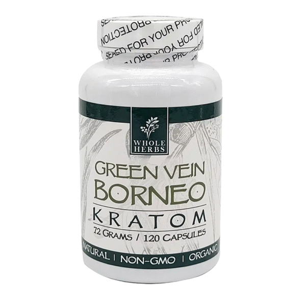 GREEN VEIN BORNEO KRATOM 72GR 120 CAPSULES