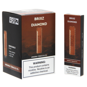 BRIXZ DIAMOND 1K VIRGINIA TOBACCO 5% -BOX OF 10