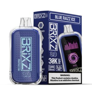 BRIXZ 30K BLUE RAZZ ICE 5% - BOX OF 5