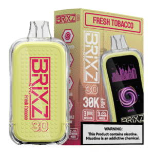 BRIXZ NYC 3.0 DISPOSABLE 30000PF FRESH TOBACCO (UNFLAVORED) 5% -BOX OF 5