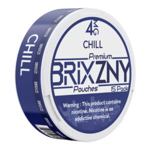 BRIXZNY NICOTINE POUCHES CHILL 4MG -PACK OF 5