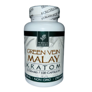 GREEN VEIN MALAY KRATOM 72GR 120 CAPSULES