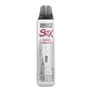 BRIXZ NYC STIX DISPOSABLE 4500PF CLASSIC TOBACCO 3% -BOX OF 10