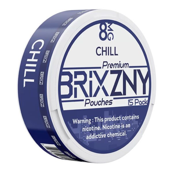 BRIXZNY NICOTINE POUCHES CHILL 8MG -PACK OF 5