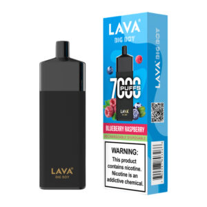 LAVA BIG BOY 7K BLUEBERRY RASPBERRY 5% - BOX OF 10