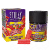 STIIIZY HEMP INFUSED GUMMY 1500MG DELTA 8 SOUR STRAWBERRY 15CT JAR-BOX OF 10 JAR