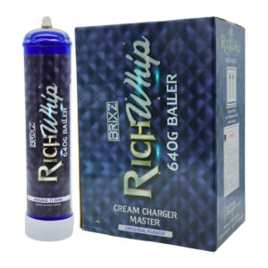 BRIXZ NYC RICH WHIP CREAM CHARGERS 640G CYLINDER ORIGINAL -BOX OF 6