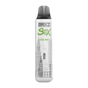BRIXZ NYC STIX DISPOSABLE 4500PF COOL MINT 5% -BOX OF 10