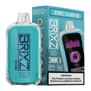 BRIXZ 30K JEWEL CLEAR UNFLAVORED 5% - BOX OF 5