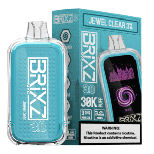 BRIXZ 30K JEWEL CLEAR UNFLAVORED 3% - BOX OF 5