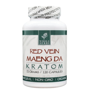 RED VEIN MAENG DA KRATOM 72GR 120 CAPSULES