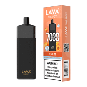 LAVA BIG BOY 7K PEACH ICE 5%- BOX OF 10