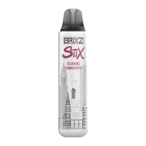 BRIXZ NYC STIX DISPOSABLE 4500PF CLASSIC TOBACCO 5% -BOX OF 10