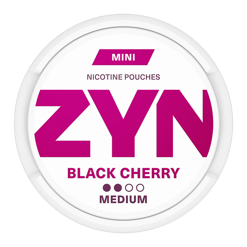 SWS ZYN MINI NICOTINE POUCHES BLACK CHERRY 3MG/ MEDIUM - PACK OF 10