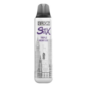 BRIXZ NYC STIX DISPOSABLE 4500PF TRIPLE BERRY ICE 5% -BOX OF 10