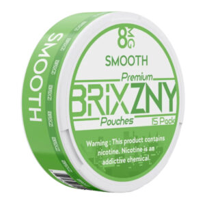 BRIXZNY NICOTINE POUCHES SMOOTH 8MG -PACK OF 5