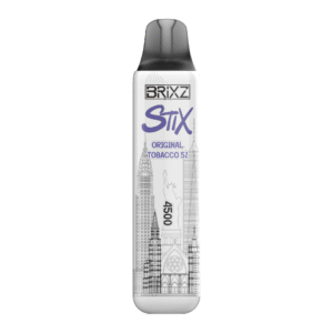 BRIXZ NYC STIX DISPOSABLE 4500PF ORIGINAL TOBACCO 5% -BOX OF 10