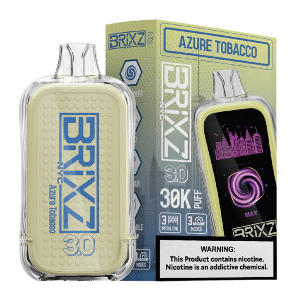 BRIXZ 30K FRESH TOBACCO UNFLAVORED 5% - BOX OF 5