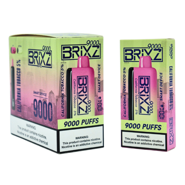 BRIXZ 9K CALIFORNIA TOBACCO 5% - BOX OF 5