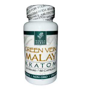 GREEN VEIN MALAY KRATOM 36GR 60 CAPSULES