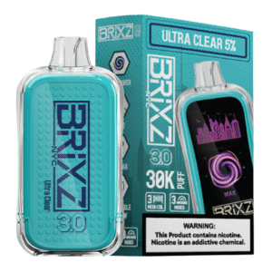 BRIXZ 30K ULTRA CLEAR UNFLAVORED 5% - BOX OF 5