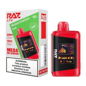 RAZ LTX 25K WATERMELON ICE 5% - Box of 5