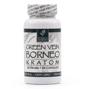 GREEN VEIN BORNEO KRATOM 36GR 60 CAPSULES