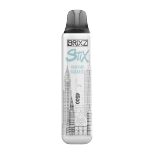BRIXZ NYC STIX DISPOSABLE 4500PF CLASSIC CLEAR 3% -BOX OF 10