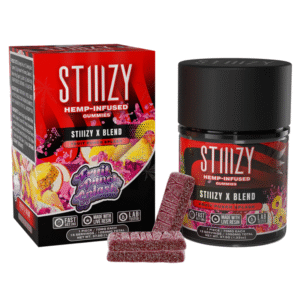 STIIIZY HEMP INFUSED GUMMY 1050MG X-BLEND FRUIT PUNCH SPLASH 15CT JAR-BOX OF 10 JAR
