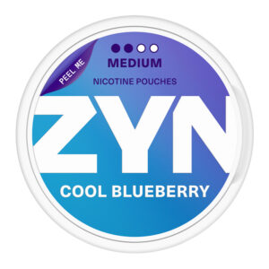 SWS ZYN MINI NICOTINE POUCHES COOL BLUEBERRY  6MG/ MEDIUM - PACK OF 10