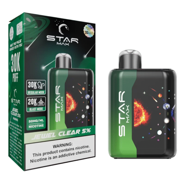 STARMAX GALAXY 30K JEWEL CLEAR 5% - BOX OF 5