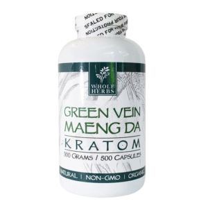 GREEN VEIN MAENG DA KRATOM 500 CAP 300G