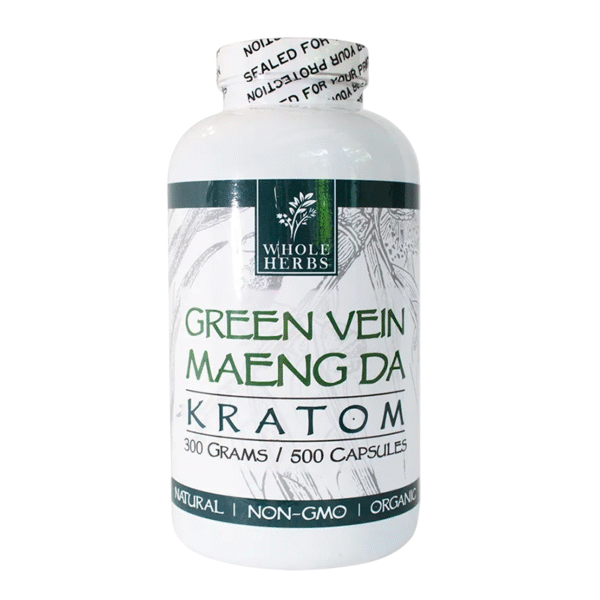 GREEN VEIN MAENG DA KRATOM 500 CAP 300G