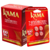 KAMA 7-HYDROXY + PSEUDOINDOXYL KRATOM NATURAL 4CT PACK 100MG -BOX OF 10 PACK