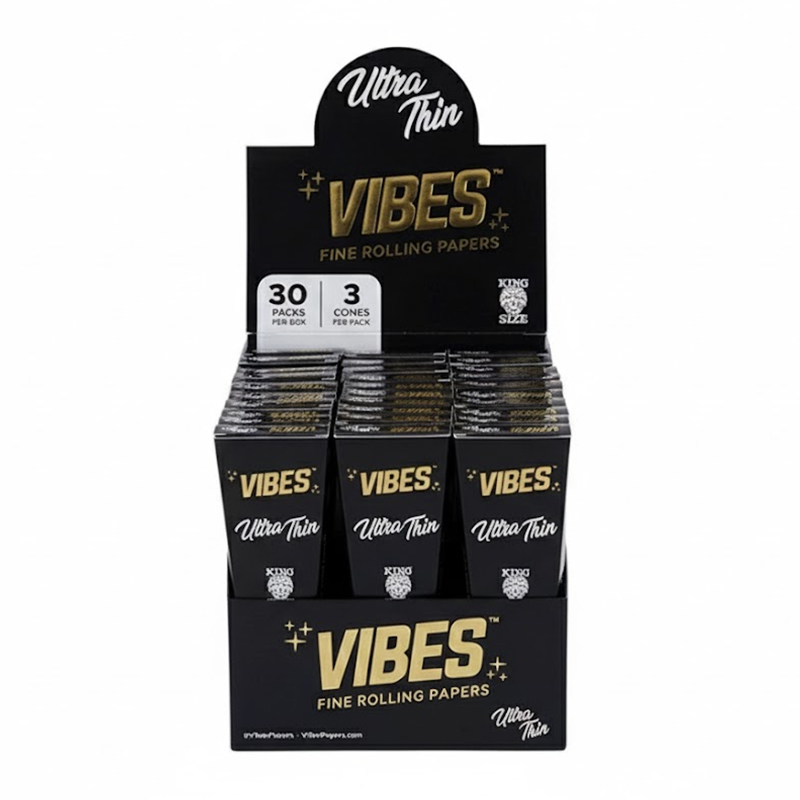 VIBES CONES 3PACK ORGANIC HEMP