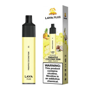 LAVA PLUS 2600PF PINEAPPLE COCONUT RUM 5% - BOX OF 10