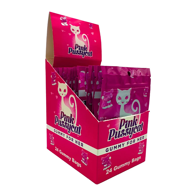 PINK PUSSYCAT 2 GUMMIES PER BOX 6G 0.2 OZ 24/CT