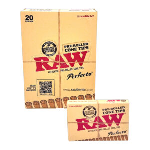 RAW PRE ROL CONE TIP PERFECTO 20CT