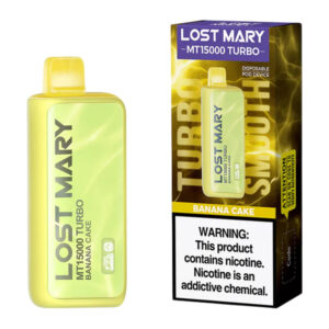 LOST MARY MT 15K TURBO BANANA CAKE 5% - BOX OF 5