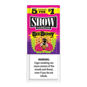 SHOW 5PK CIGARILLOS BEE BERRY - BOX OF 15 POUCHES