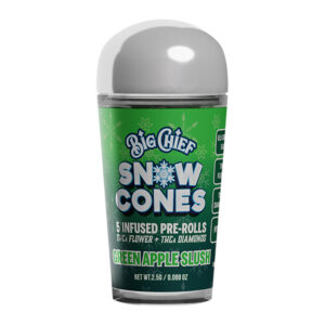 SNOW CONES GREEN APPLE SLUSH  5CT 6PK